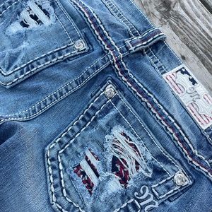 Miss Me Jeans Size 27 Capri’s Excellent Condition
